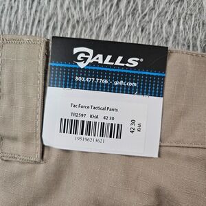 NEW GALLS Tac Force Tactical Cargo Pant Men Size 42‎ x 30 TR2597 Light Khaki